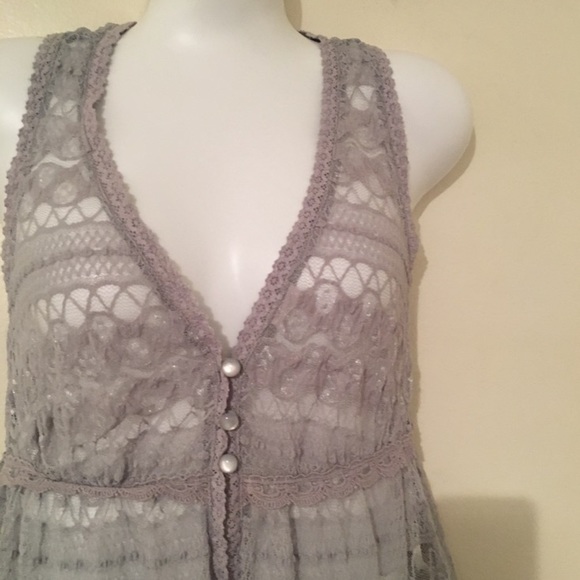 Forever 21 knit Grey cardigan size small - Picture 2 of 5